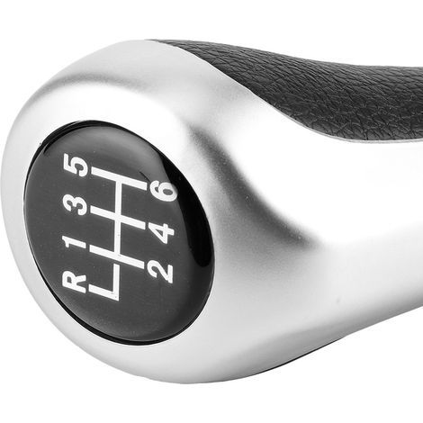 Pommeau de changement de vitesse BMW 6 vitesses, pièce noire ABS pour série 1/3/5/6/X1/X3/X5 (1/5)