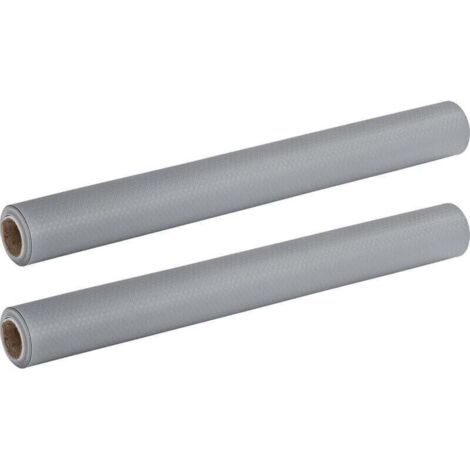 QORVA-Tapis antidérapant  gris 150x50 cm 2 pièces pour cuisine tapis antidérapant EVA à découper tapis antidérapant sur mesure tapis antidérapant pour vaisselle tapis antidérapant tiroir