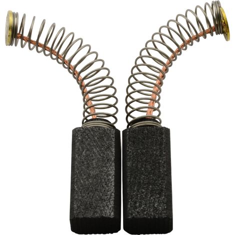 Balais de Charbon pour Black & Decker Ponceuse D303E - 6,3x8x16mm (1/2)