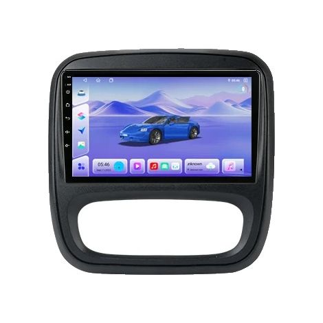Autoradio, display, funzionalità touchscreen, compatibile con Renault Trafic 3 2014-2021 e Opel Vivaro B 2014-2018, GPS, 4G+64G, telecamera AHD (1/2)