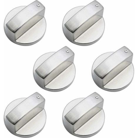 Pièces Boutons de Commande Universels en Métal Bouton Cuisinière à Gaz 6mm boutons de contrôle universels bouton de poêle pour cuisinière à gaz cuisinière four plaque de cuisson (1/4)
