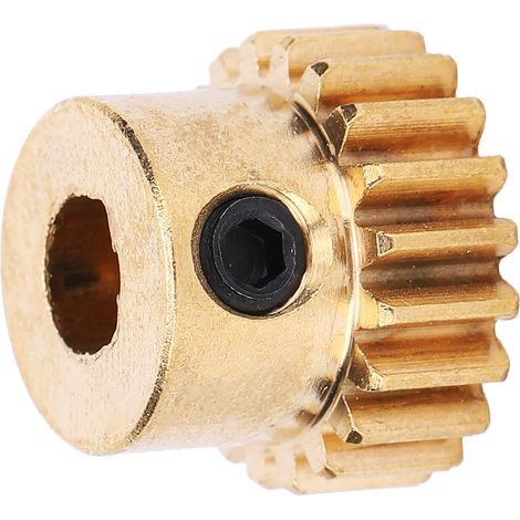 4301-0006-0020 Messing-Ersatzzahnrad, 20 Zähne, 6 mm D-Bohrung, 0,8 MOD für Industrieroboter (1/5)