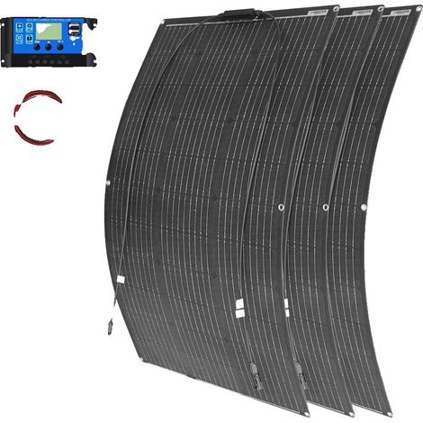 Panneaux solaires flexibles, haute efficacité, design portable, kit solaire 300w (1/2)
