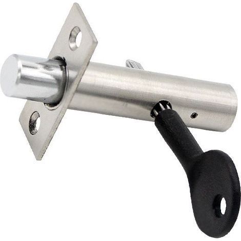 Serrure tubulaire invisible en acier inoxydable pour porte ignifuge d'usine