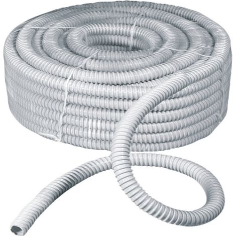 Elettrocanali Tubo Guaina spiralata diametro 20 grigia 1 Metro ECGFE20 (1/6)
