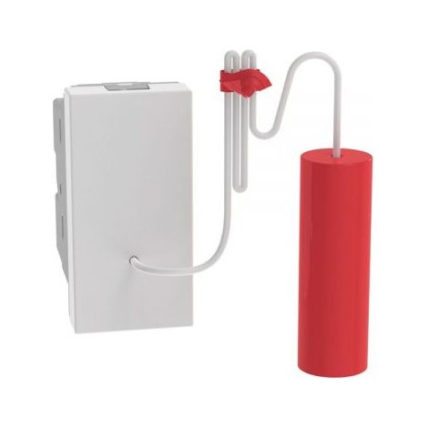 Bticino MatixGo Pulsante a tirante 1P (NO/NC) 10 A – 250Vac Bianco - JW4033