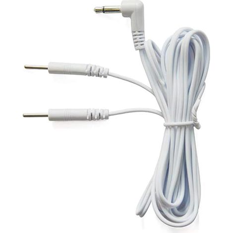 Câbles TENS à double canal avec fiches de 2 mm et prise jack de 3,5 mm, câble d'électrode TENS, câble de remplacement pour appareil TENS (lot de 1) (1/5)