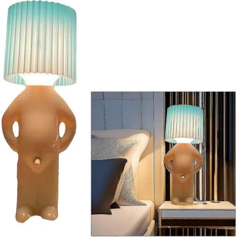 Lámpara de escritorio "Niño tímido y travieso" para habitación infantil, luz nocturna USB. (1/5)
