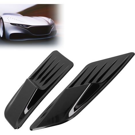 Glänzend schwarze universelle Motorhaubenentlüftungsblende für Fahrzeugmodifikationen (1/5)