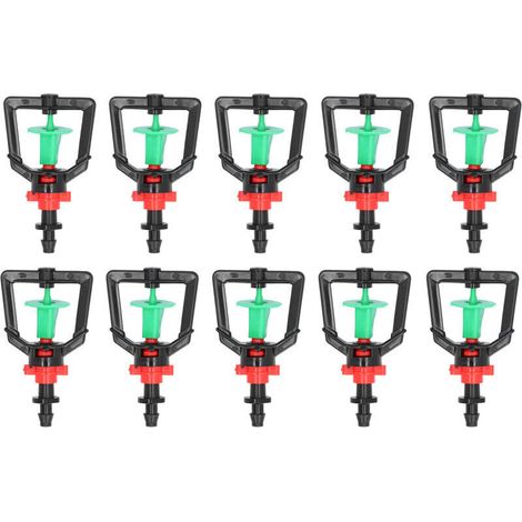 Eosnow Micro-buse rotative de Type G pour plantes, arrosage, pulvérisation de réfraction, pour serre, 10 jeux