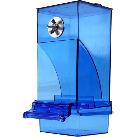 Automatischer Vogelfutterspender, sauberer Papageienfutterspender für Käfige, transparentes Acryl, kleine mittelgroße Vögel