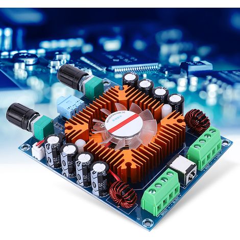 Amplificateur TDA7850 4 Canaux 50W - Carte Puissance Audio XH A372, Module Ampli Numérique 4x50W pour Voiture (1/5)