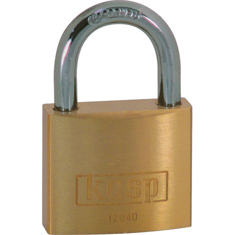 Cadenas Kasp K12050A1 or-jaune avec serrure à clé C50630
