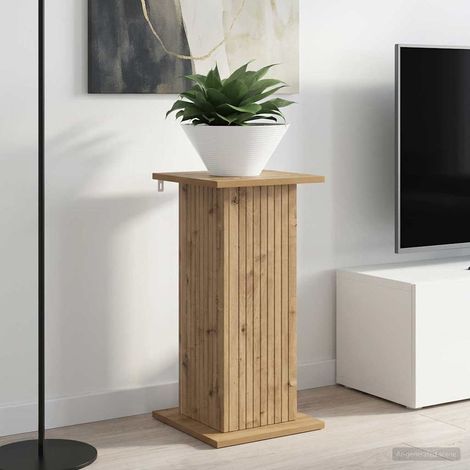 vidaXL Plant Stand Artisan Oak 30.5 x 30 x 60.5 cm Engineered Wood (1/5)