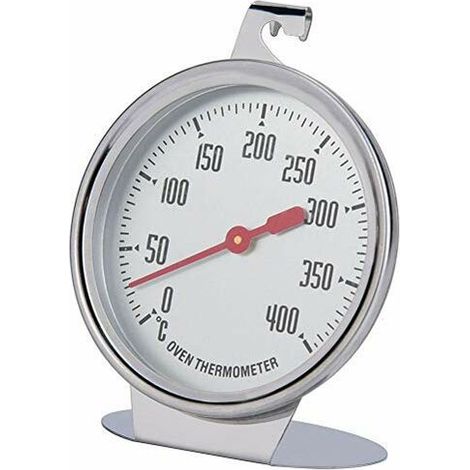 DEESSE SHOP - Thermomètres de four Jauge de température Thermomètre à lecture instantanée Sonde en acier inoxydable Tenir Dial Up Grand calibre Fournitures de cuisson de cuisine (1/5)