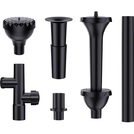 Kit de buse de fontaine 3 en 1 pour pompe submersible, convient pour koi, bassin, piscine, fontaine d'eau