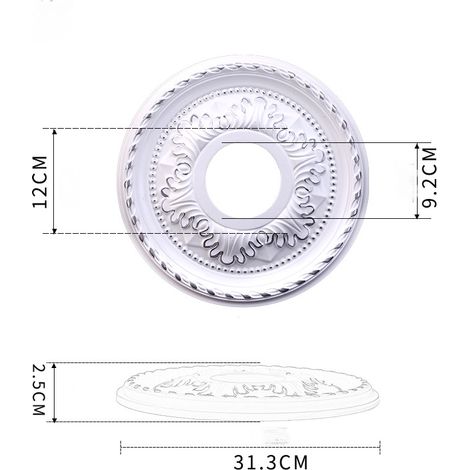Décorations de plafond, panneaux décoratifs de plafond, disques décoratifs muraux (1/5)