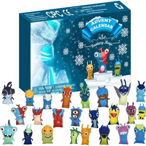 2025 Adventskalender Kinder, 24 Tage Weihnachts Countdown Kalender Puppen, Spielzeug Adventskalender 2025 Für junge Und Mädchen (1/4)