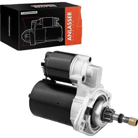 Motorino d'avviamento, tensione di funzionamento 12V, compatibile con berline e cabriolet, struttura in metallo resistente, dimensioni 10 x 3 x 5 pollici, peso 15 libbre (1/5)