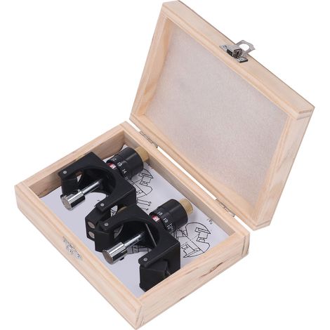 Kit de réglage magnétique pour couteaux de rabot (2 pièces) en acier à haute teneur en carbone