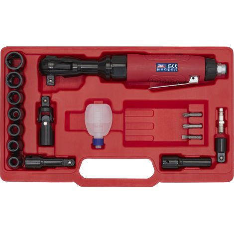 Sealey Air Ratchet Wrench Kit 1/2""Sq Drive GSA21KIT (1/2)