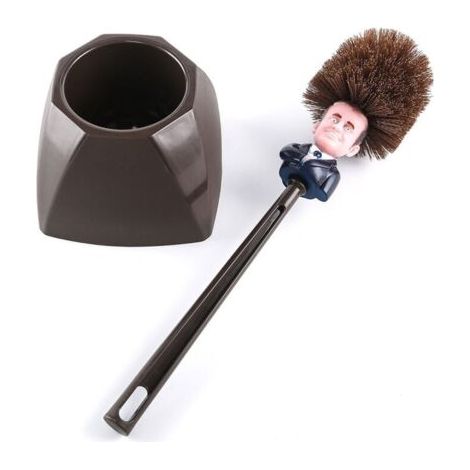 Brosse WC en Poils Souples pour Nettoyage en Profondeur de la Salle de Bain, Plastique, Pinsel, 36 8cm/14.17 3.14inch (1/5)