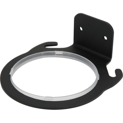 Haartrockner-Ablagefach aus Aluminium, lochfreier Gebläse-Organizer, leichtes Hardware-Zubehör (9481BS Mattschwarzer Gebläse-Organizer) (1/5)