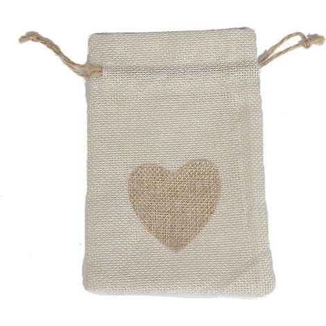 30 Jutebeutel für Schmuck, Zuckergeschenktüten für Hochzeiten, Taufen, Geburtstage (1014 cm)