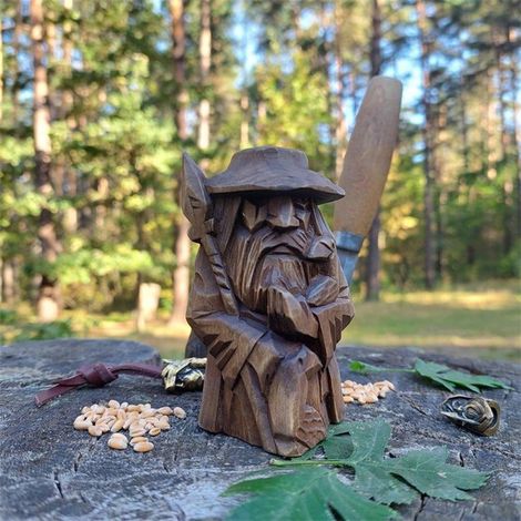 Figura de jardín de resina: lancero, guerrero antiguo, 10 cm, adorno decorativo para uso interior y exterior. (1/5)