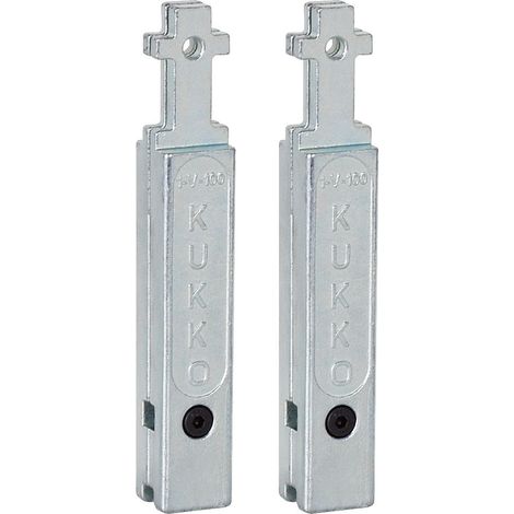 kukko-1-v-100-p-juego de 2 extensiones para patas de extractores de rodamientos 20-1/20-10 (largo 100 mm) (1/4)