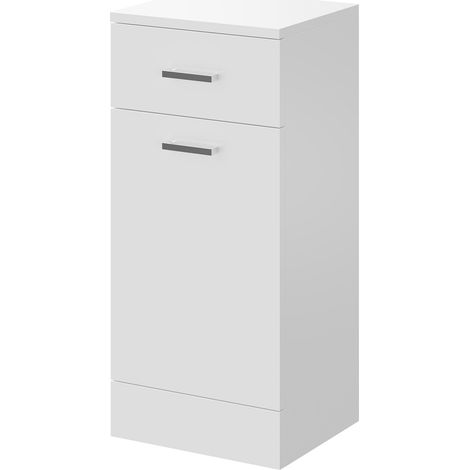 Alexander James Gloss White 350mm x 300mm Laundry Basket (1/5)