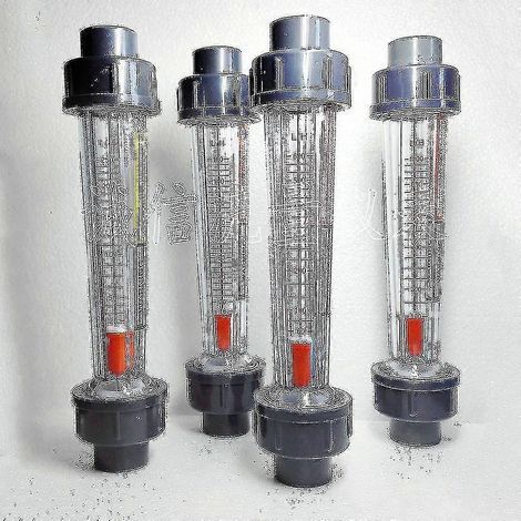 Débitmètre -15 l/h, tube en plastique, rotamètre pour eau liquide, longueur 202 mm, débit de 16 à 160 l/h.