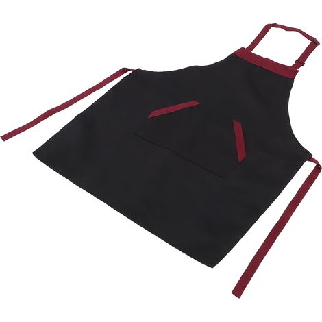 77x62cm Tablier de Cuisine Confortable Étanche Tablier de Travail avec Poches pour Hôtel Maison (1/4)