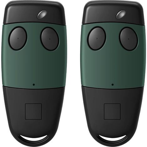 pair 2PCS Telecommande Portail pour CARDIN S449-QZ2 Pré-codée 433 Mhz,2 Canaux Télécommande Ouverture Portail,Remplace le modèle TXQ4492P0