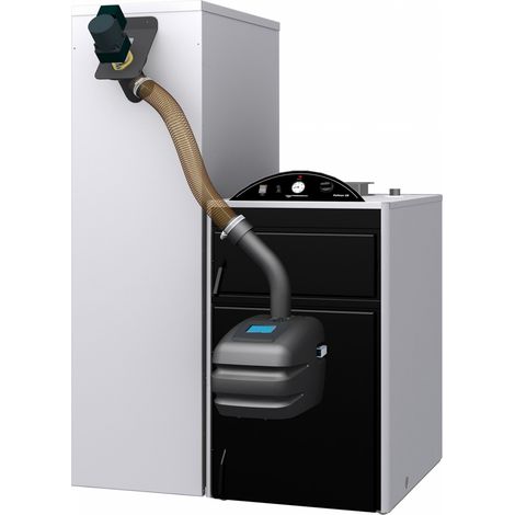 Pelletkessel Pellmax UB 18,4 kW inkl. Brenner VikingBIO G3 und Vorratsbehälter (1/5)
