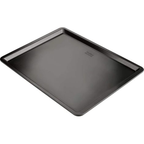 Zenker Teglia da forno per biscotti, pizza, dolci, focaccia, materiale con rivestimento antiaderente, resistente fino a 230 °C, dimensioni 42 x 32 x 2 cm