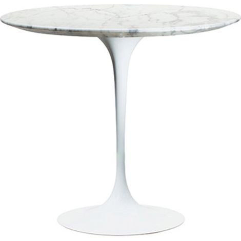 Runder Beistelltisch - Marmor - Tulip Marble