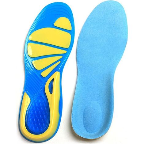 Sem Gel Anti Choc Homme Femme Taille M pour Basket, Chaussure de Sécurité Sport, Randonnée, Marche Soin des Pieds Antidérapante, Anti odeur, Pieds plat ou creux, sensible, hallux valgus S (1/4)
