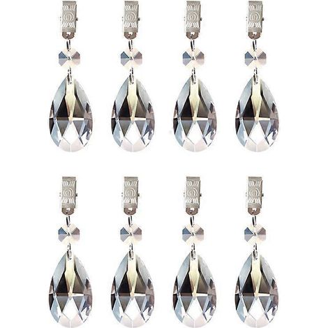 Lot de 8 pièces nappe weights robuste crystal pour dîner nappe extérieur (1/5)