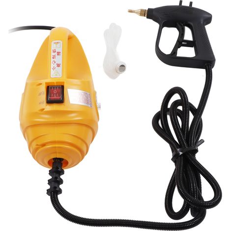 Nettoyeur vapeur haute pression portable, machine de nettoyage sous pression à haute température avec 4 brosses, 2600 W, prise UE 220 V (1/5)