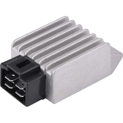 Regolatore/raddrizzatore di tensione a 4 pin da 12 V, regolatore raddrizzatore con spina maschio per ciclomotore ATV GY6 (1/5)