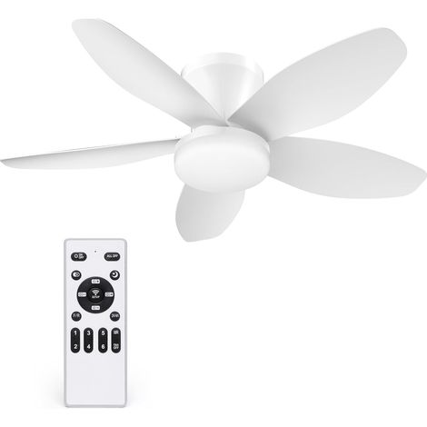 Plafond ventilé 89 cm (35 Mal) Einzigartige Maison élancée, unsilencia, 6 vitesses, Design moderne, diskret, polyvalent, intensiviert, idyllisch, utilitaire, ultra-tendenz. Farbe: weiß. (1/5)