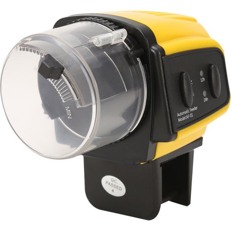 Distributeur automatique numérique de nourriture pour poissons en plastique, avec minuterie, pour aquarium domestique. (1/5)