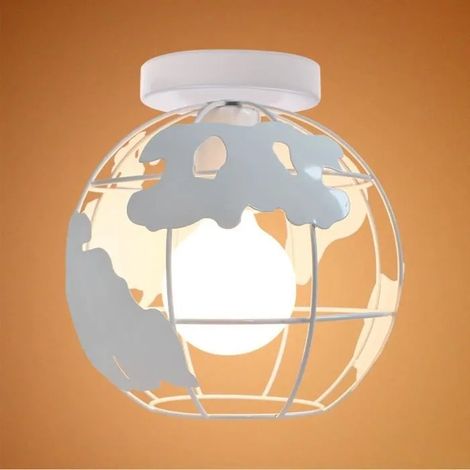 Plafonnier en Globe Moderne Lampe Plafonnier Industrielle Style Nordique pour Couloir Cafe Bar Salon (1/4)