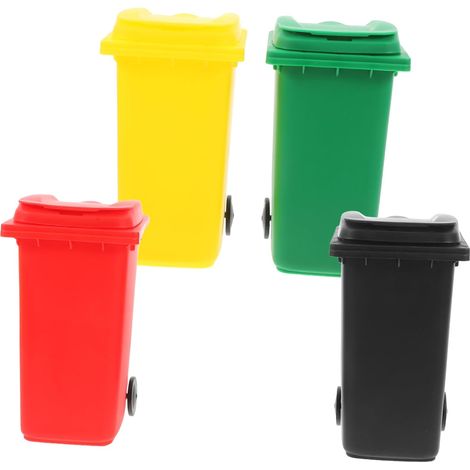 de rangement élégant pour crayons en plastique 4 pièces (1/5)