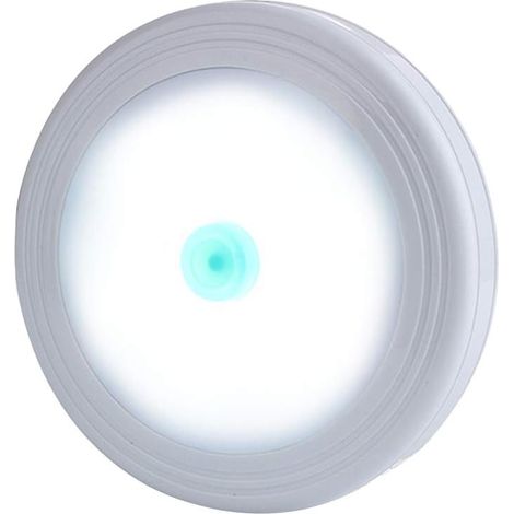 Veilleuse LED Portable Interrupteur à Bouton Poussoir pour Couloir, Armoire et Escalier – Éclairage Nocturne Pratique pour Usage Domestique Quotidien, Fonctionne Piles Intégrées (1/5)