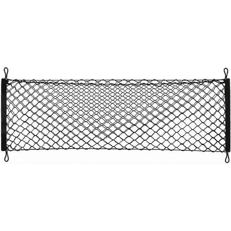 Filet de chargement extensible ultra-résistant, filet élastique universel réglable pour camion avec crochets, organisateur de rangement en maille élastique (1/4)