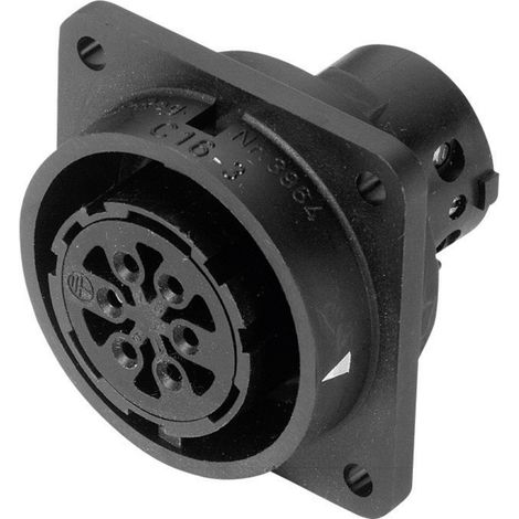 Amphenol C016 10G019 000 2 Rundstecker Buchse, Einbau Gesamtpolzahl: 19 + PE Serie (Rundsteckverbind