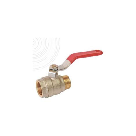 Somatherm – Vanne à sphère passage intégral 3/4' M/F – Corps laiton CW617N – Pression 30 bar – Température -5°C à +90°C (1/6)