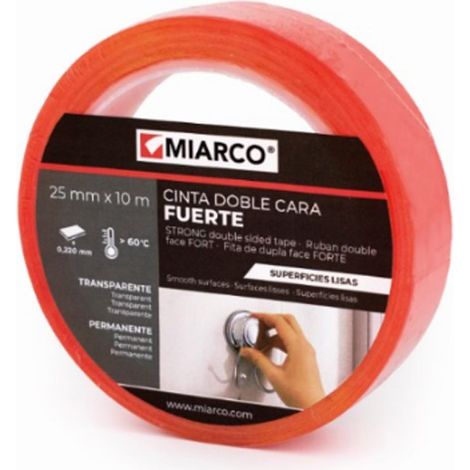 Nastro biadesivo super liscio DC-995 - 25MMX10M